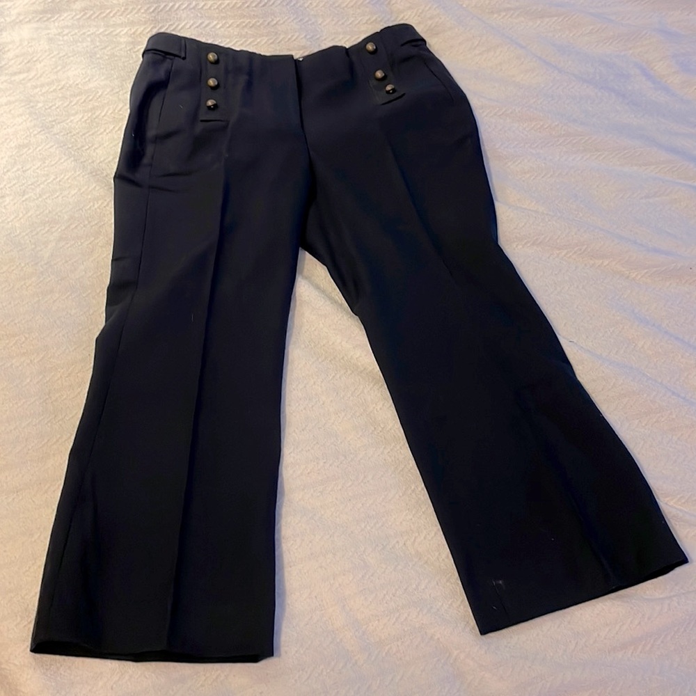 J.Crew Teddy Kick Flare Cropped Sailor pants